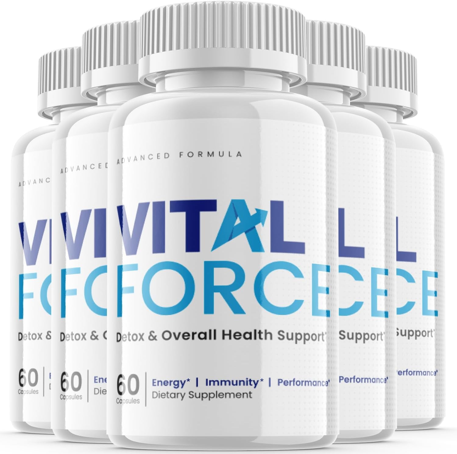 (5 Pack) Vital Force Dietary Supplement for Joints, Focus, Memory