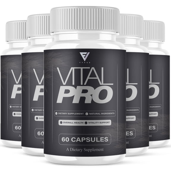 (5 Pack) Vital Pro Capsules, Vital Pro Advanced Performance Support Supplement (300 Capsules)