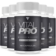 5 Pack Vital Pro Capsules, Vital Pro Advanced Performance Support Supplement 300 Capsules
