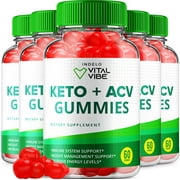 (5 Pack) Vital Vibe Keto Gummies - Vital Vibe Keto ACV Gummies for Advanced Weight Loss, Keto + ACV Gummy, Vital Vibe Maximum Strength, 1000mg, VitalVibe Gummies (300 Gummies)