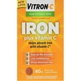 thumbnail image 1 of 5 Pack Vitron C Once A Day High Potency Iron and Vitamin C Tablets 60 Count Each, 1 of 1