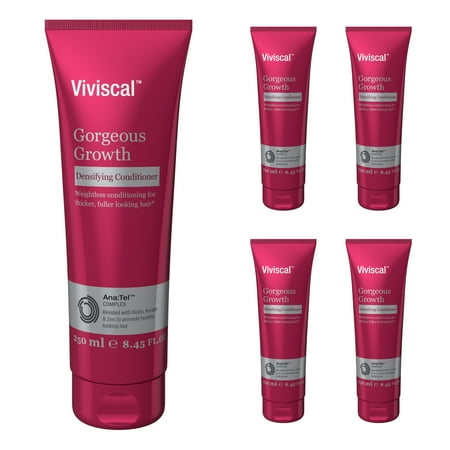 5 Pack Viviscal Gorgeous Growth Densifying Conditioner 8.45 Ounces each