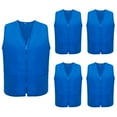 thumbnail image 1 of TOPTIE 5 Pack Volunteer Vest Waiter Bartender Work Uniform, Supermarket Clerk Workwear-Blue-S, 1 of 7