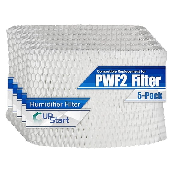 5-Pack WF2 Filter Fits Protec PWF2 Replacement Wicking Filter For Humidifier VEV400 - Compatible with Vick Humidifier Filters Model PWF2