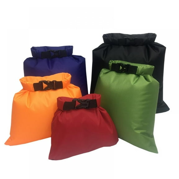 5 Pack Waterproof Dry Bag ,Water Proof Bags for Protecting Food and Gear at the Beach or while Kayaking, Hiking, Camping, and Boating , Drybag Sack for Wet Outdoor Activities