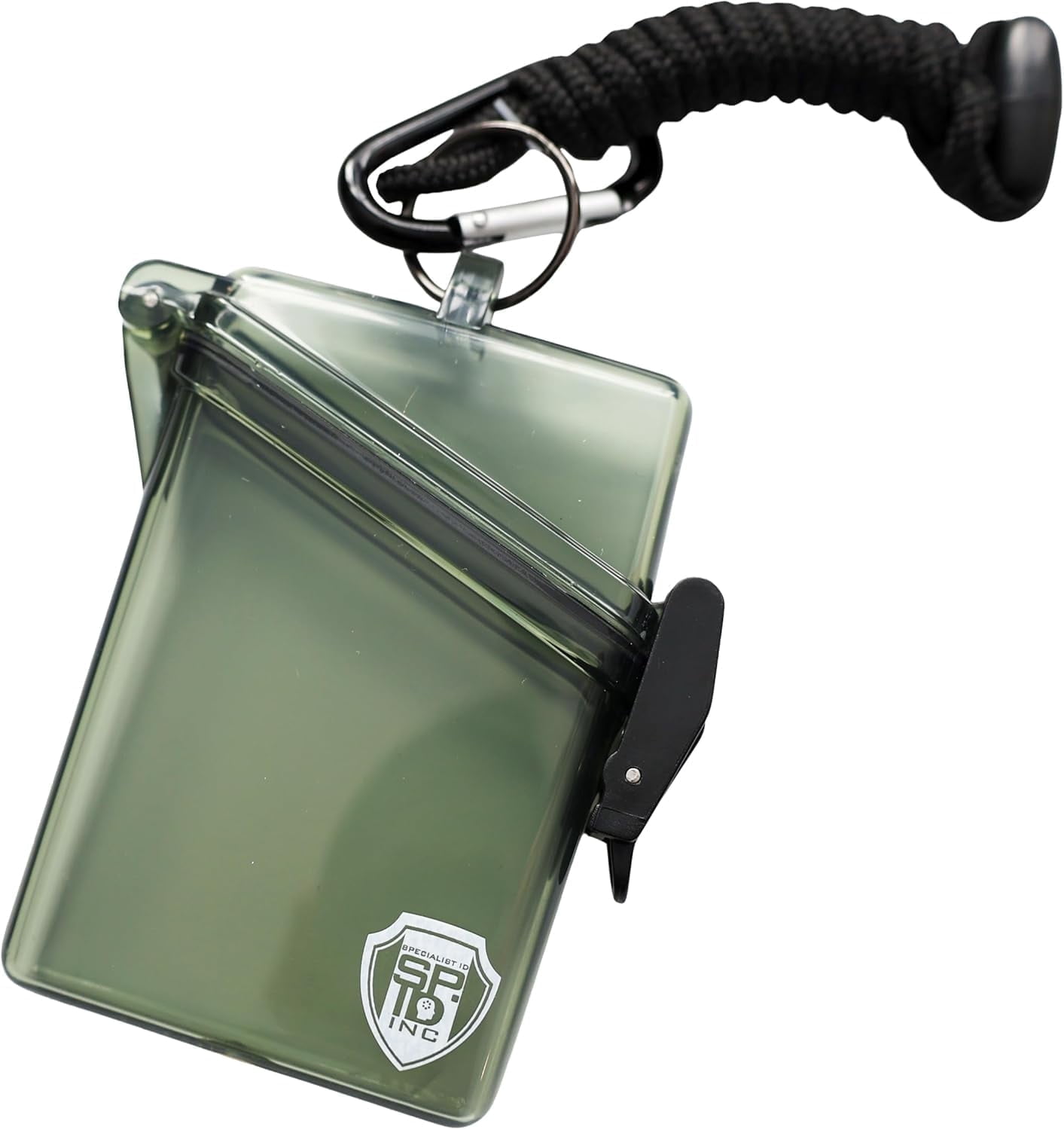 5 Pack - Waterproof ID Badge Holder with Lanyard & Clip - Money