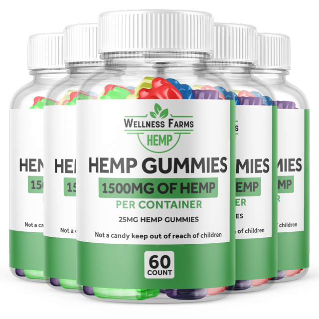 (5 Pack) Wellness Farms Gummies 300 Gummies