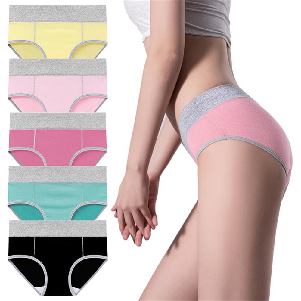 Buy BMG IMPORT EXPORT Women's Cotton Panty Soft Fabrics with Long Lasting  Outer Elastic Multicolor Brief Hipster Super Comfortable Skin Friendly  Material Panty Size L pack of 6 Online at Best Prices