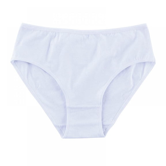 5 Pack Women Underwear Cotton Mid Waist Full Coverage Brief Plus Size Ladies Breathable Soft Panties Lingerie for Women Multipack