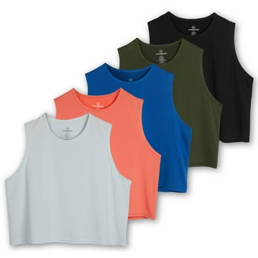 Real Essentials Workout Tank Tops In Womens Workout Tops