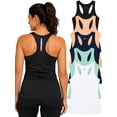 thumbnail image 1 of 5-Pack Women's Moisture Wicking Performance Racerback Tank Top (Sizes, S to 3XL), 1 of 7