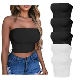 long summer strapless tops