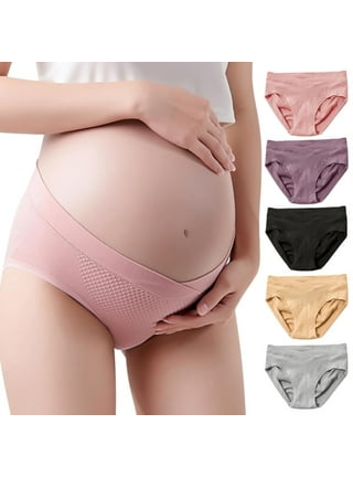 Wisremt Cotton Maternity Underwear Panties High Waist Briefs Pregnant Women  Panties