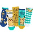 thumbnail image 1 of 5 Pack Womens Pikachu Show Socks Soft and Breathable Socks, 1 of 4