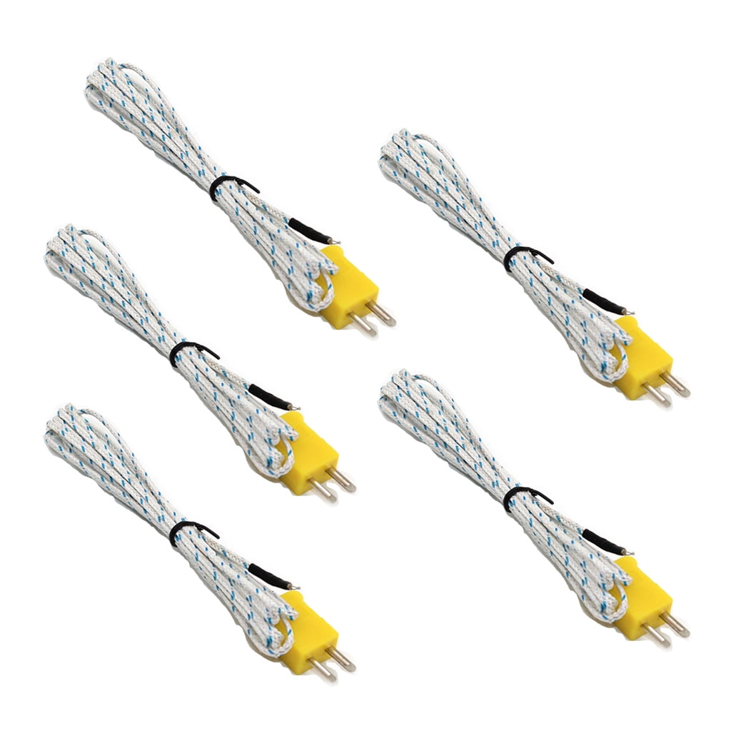 Lot De 20 Sondes Thermocouple Type K – 2 Mètres, Avec Mini Connecteur, Neufs