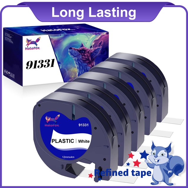 🦊5Pack letratag label maker refills for Dymo Letratag Refills White