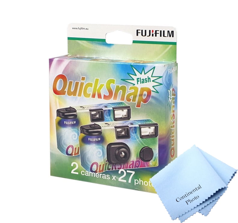 5 Pack of 2 Fujifilm Quicksnap Flash 400 asa Disposable 35mm Single Use  Film Camera (Total of 10)
