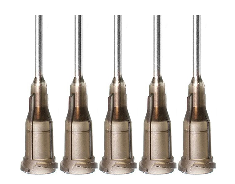 50pcs Dispensing Needles 1 × 18Ga Blunt Tip Luer Lock, 18 Gauge Precision  Applicator Needles, 1 inch Dispensing Fill Blunt Needle (18G-25mm Pack of  50) : : Home & Kitchen