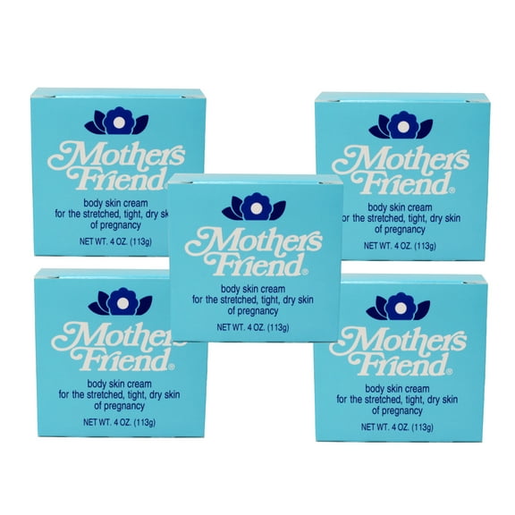 5 Pack of Mothers Friend Body Skin Cream 4 Ounce