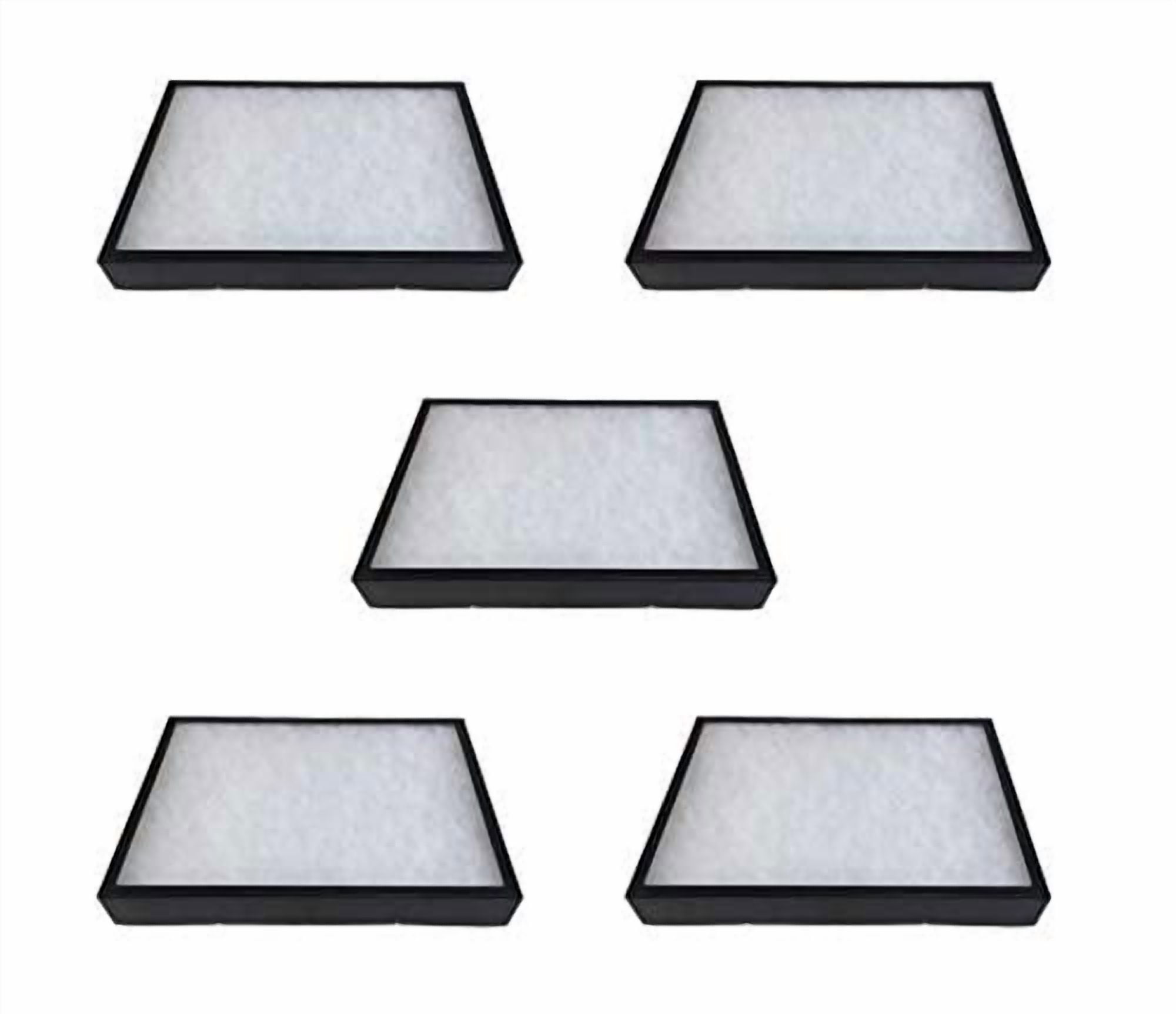 5 Pack of Riker Display Cases 14 x 20 x 2 for Collectibles Arrowheads ...