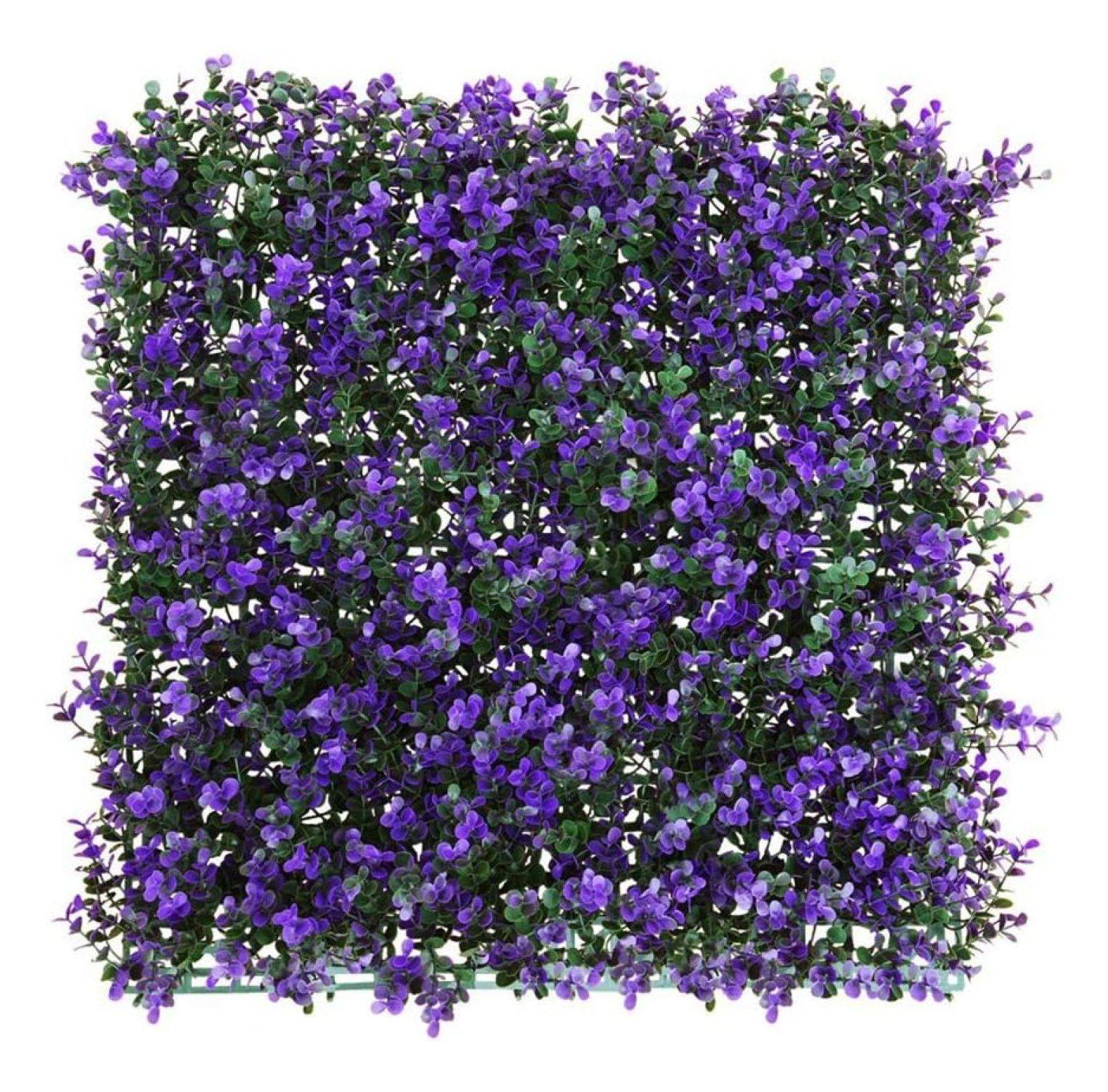 5 Packs 20"x20" Artificial Lavender Panels Hedge Backdrop Fence Wall
