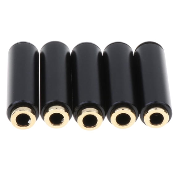 5 Packs 3.5mm Headphone Female Type , Compatible for Microphone Plug, Earphone Plug, Audio Video