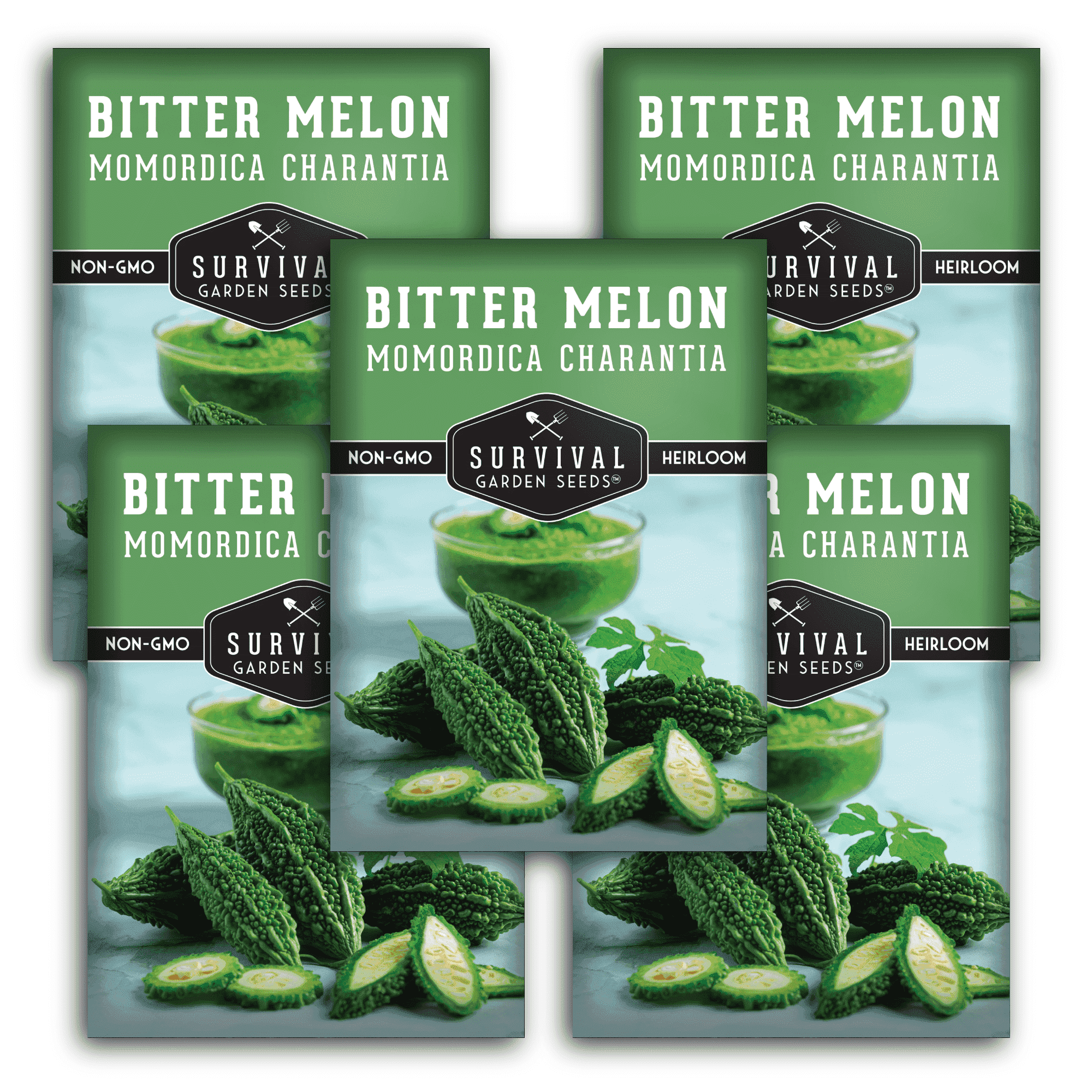 3 Packs Bitter Melon Seeds - Bitter Gourd - Non-GMO Heirloom