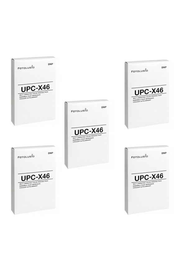 5 Packs DNP Fotolusio UPC-X46 / DNP UPCX46 Color Print Pack