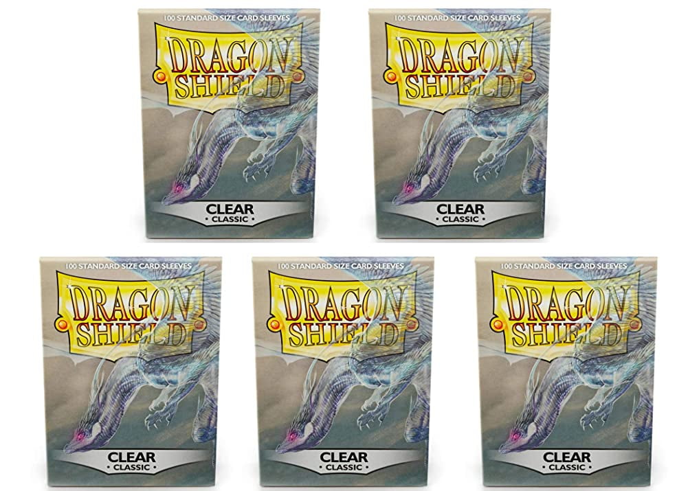 dragon shield card sleeves size Dragon Shield Sleeves (Clear) – JinkiesCo