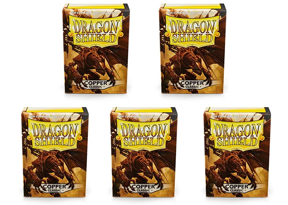 5 Packs Dragon Shield Sealable Inner Sleeve Smoke Standard Size 100 ct Card  Sleeves Value Bundle!