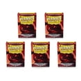 thumbnail image 1 of 5 Packs Dragon Shield Classic Crimson Standard Size 100 ct Card Sleeves Value Bundle!, 1 of 5
