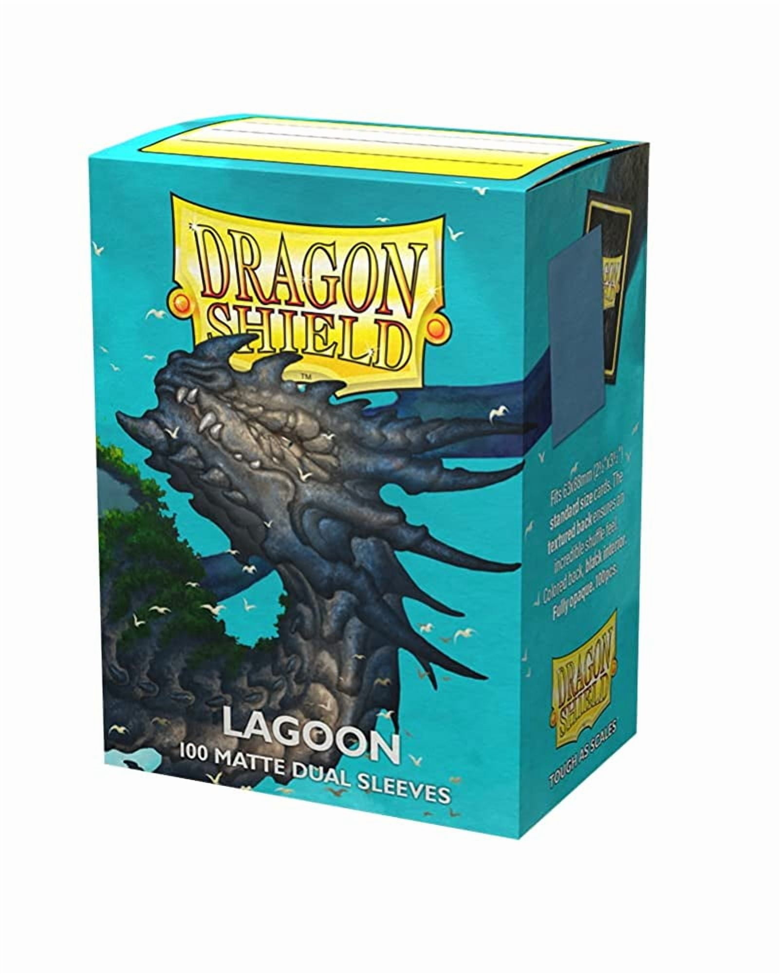 5 Packs Dragon Shield Dual Matte Lagoon Standard Size 100 ct Card Sleeves Value Bundle!