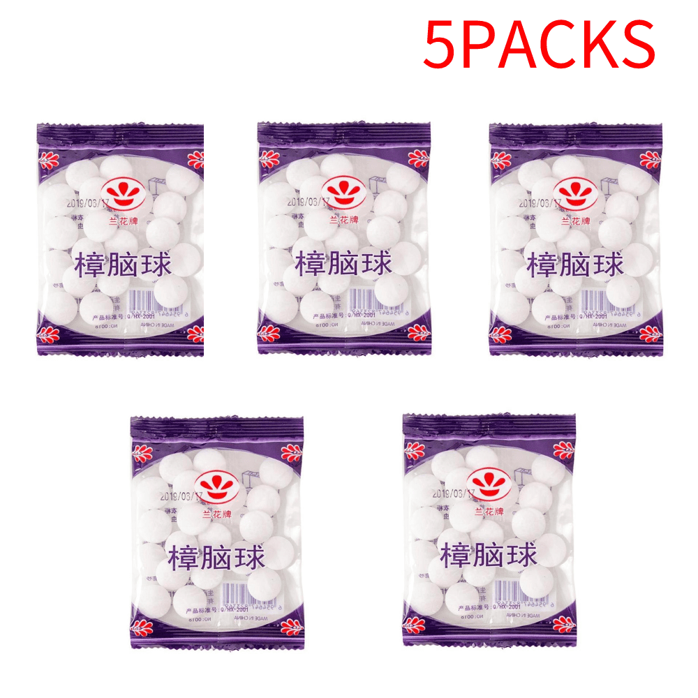 5 Packs Household Mothballs Mildewproof Pills Insect Repellent Balls