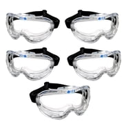 5 Packs - Lucent Path ASIN CE Certified Anti Fog Anti Scratch Impact Safety Goggles