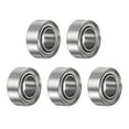 thumbnail image 1 of 5 Packs MR84ZZ Deep Groove Ball Bearings 4x8x3mm Chrome Steel Miniature Bearing Double Shielded, P6 (ABEC 3), 1 of 6