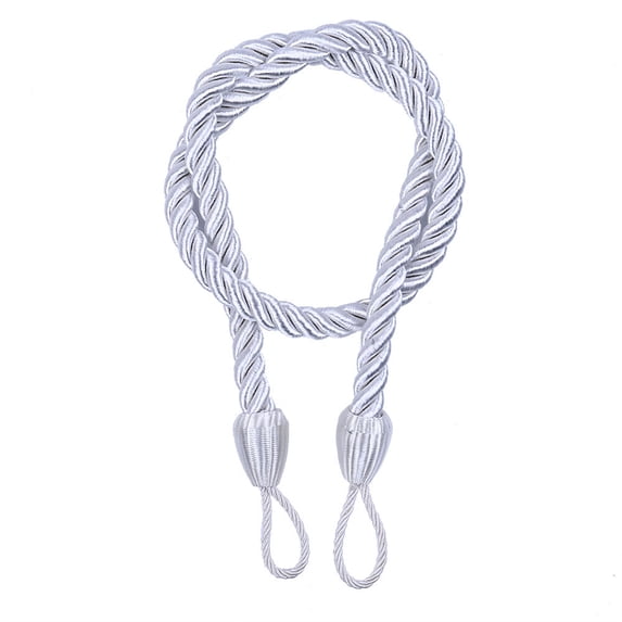 5 Packs Nautical Curtain Tie Backs Rope Holder for Windows Durable Polyester Cord Buckle Tiebacks for Living Room Bedroom Light to Heavy Duty Curtains Decorative Home Accessories