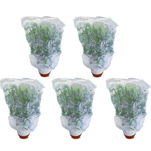 5 Packs Of Garden Plant Protection Nets with Rope, Tomato Protective