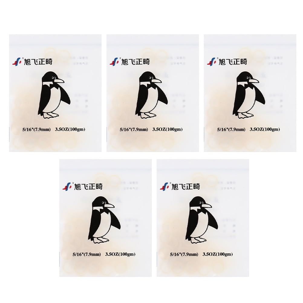5 Packs Orthodontic Rubber Band Equipment for Braces Elastic Bands