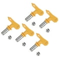 thumbnail image 1 of 5 Packs Reversible Spray Tips for Airless Sprayer 209 Paint Spray Nozzle Tips Sprayer Machine Parts, Yellow, 1 of 6