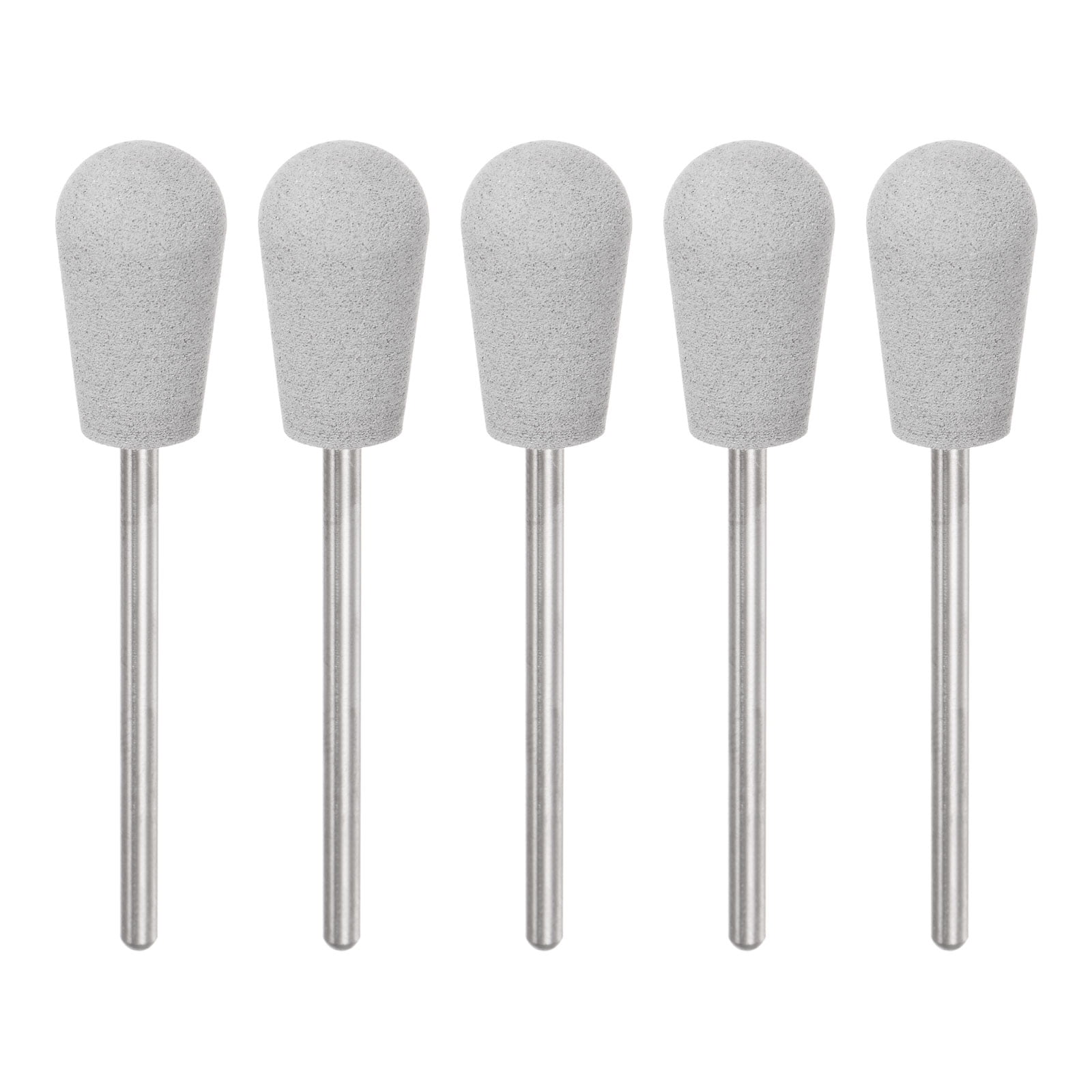 5 Packs Rubber Polishing Bit Silicone Buffing Wheels 150 Grit 10mm Dia ...