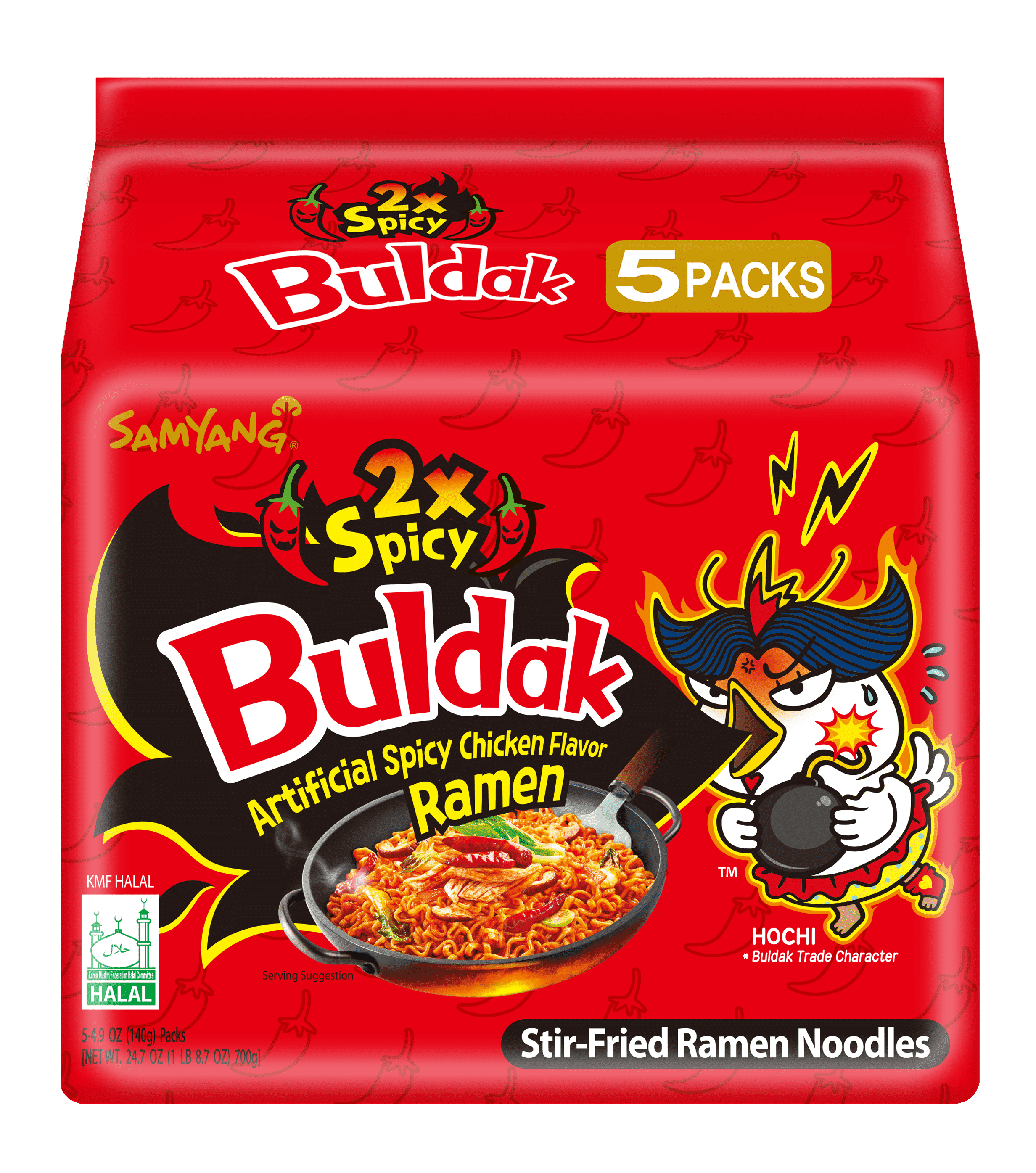 5-Packs-Samyang-2x-Spicy-Hot-