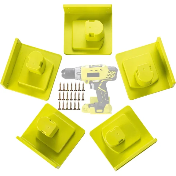 5 Packs Tool Holder Dock Mount for Ryobi 18V Drill Tools Holder Hanger