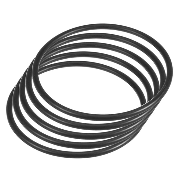 Uxcell Uxcell 5pcs Universal Sewing Machine Motor Stretch Belt 330mm 13" Perimeter 3/16" (5mm) Belt Thick