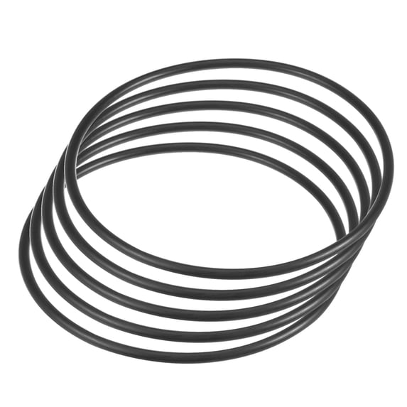Uxcell 5pcs Universal Sewing Machine Motor Stretch Belt 471mm 19" Perimeter 3/16" (5mm) Belt Thick