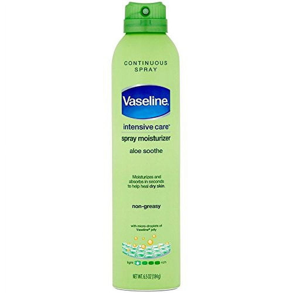 5 Packs Vaseline Intensive Care Aloe Soothe Spray Moisturizer 6.5oz