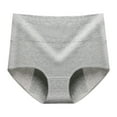 thumbnail image 1 of 5 Packs Women's Underwear Menstrual 4 Layer Leakproof Menstrual Light Flow Girls Teens Briefs Panties for Women XL Light Gray, 1 of 3