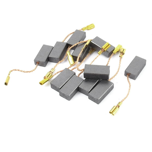 5 Pair 15mm x 8mm x 5mm Motor Carbon Brushes Replacement for Air Compressor 5 Pair 15mm x 8mm x 5mm Motor Carbon Brushes Replacement for Air Compressor