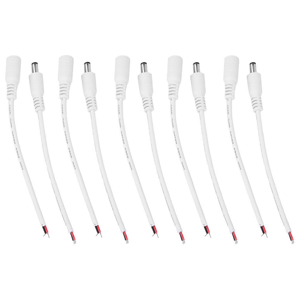 5 Pair 5 5x2 1mm Male Female DC Power Barrel Plug Jack Connector Cable 5-pair-5-5x2-1mm-male-female-dc-power-barrel-plug-jack-connector-cable