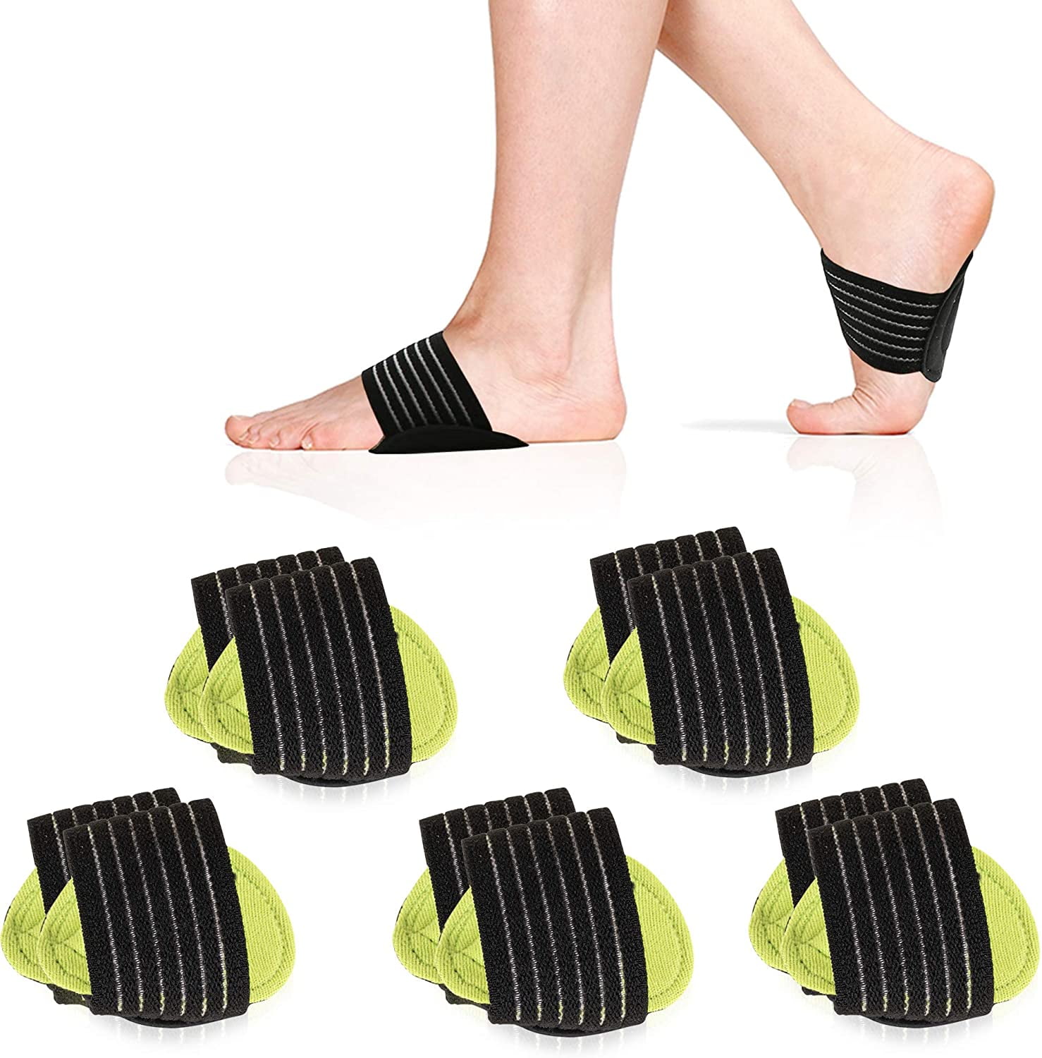 Buy M : BraceAbility Elastic Ankle Brace & Foot Arch Support Sleeve - For  Gymnastics, Dance, Ballet, Cheerleading, Tumbling, Yoga, Pilates, Exercise  - Protect & Prevent Ankle Sprain, Twisting & Swelling -