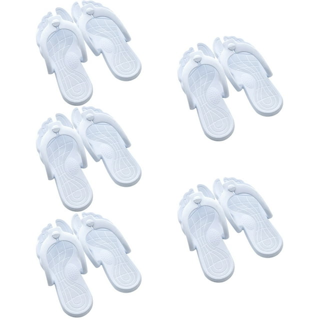 5 Pair Beach Slippers Flip-flops for Men Men's Sandals Womens House ...